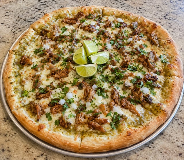 Carnitas Pizza.