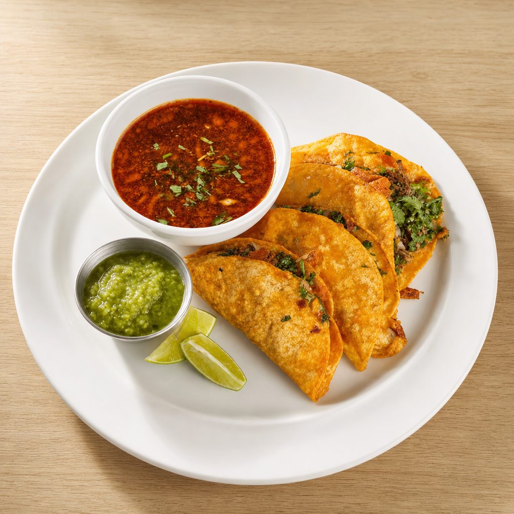 Chicken Birria Taco.