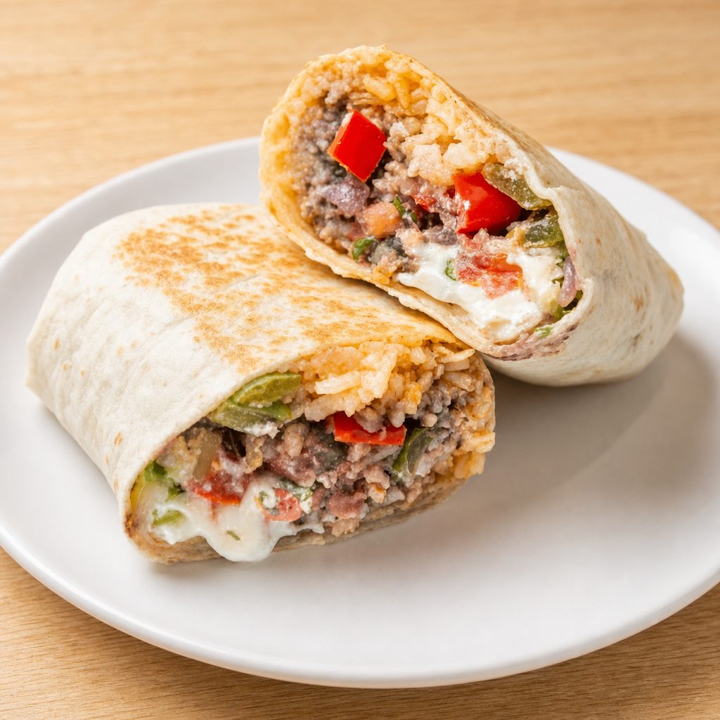 Shrimp Burrito.