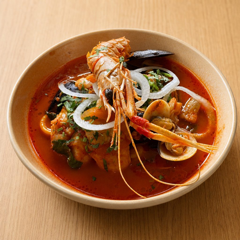 7 Seas Seafood Stew (Caldo de 7 Mares.