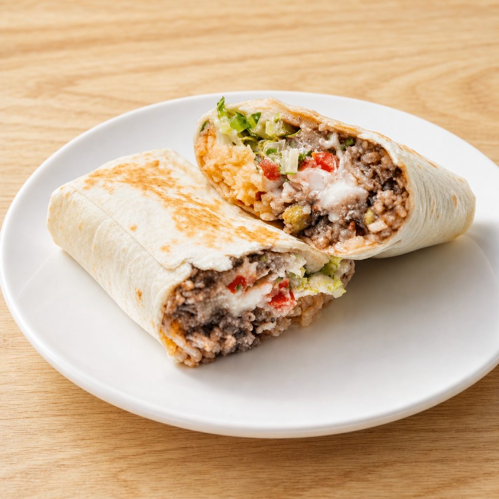 Vegetarian Burrito.